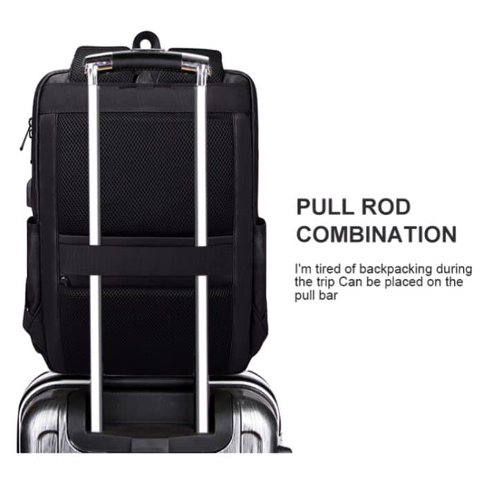 SJ01 Business Casual Computerrucksack mit USB-Ladeanschluss, 13-15 inch Universal, 15.6-17.3 inch Universal – Bild 9