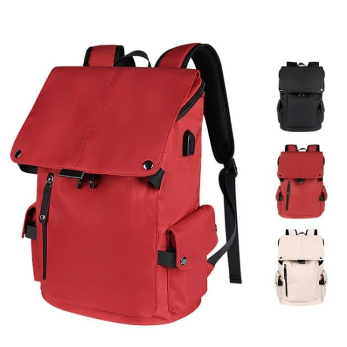 SJ02 13-15,6 Zoll Universal-Laptop-Rucksack mit großem Fassungsvermögen und USB-Ladeanschluss – Bild 2