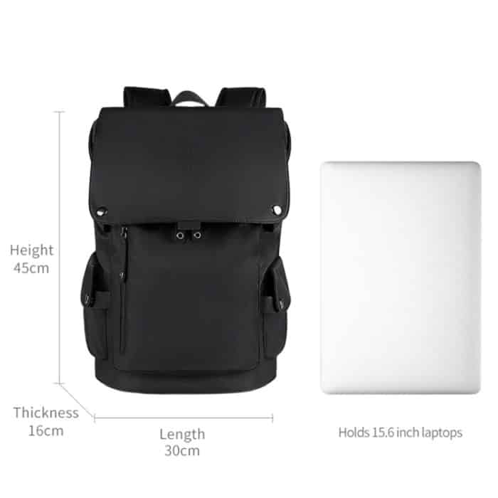 SJ02 13-15,6 Zoll Universal-Laptop-Rucksack mit großem Fassungsvermögen und USB-Ladeanschluss – Bild 4