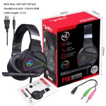 HXSJ F16 3,5 mm + USB-Anschluss RGB-Licht-Stereo-Gaming-Headset mit Mikrofon – Bild 2