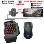 HXSJ P8+V100+A883 Tastatur-Maus-Konverter + Einhandtastatur + Programmier-Gaming-Maus-Set – Bild 2