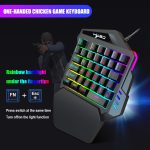 HXSJ P8+V100+A883 Tastatur-Maus-Konverter + Einhandtastatur + Programmier-Gaming-Maus-Set – Bild 4