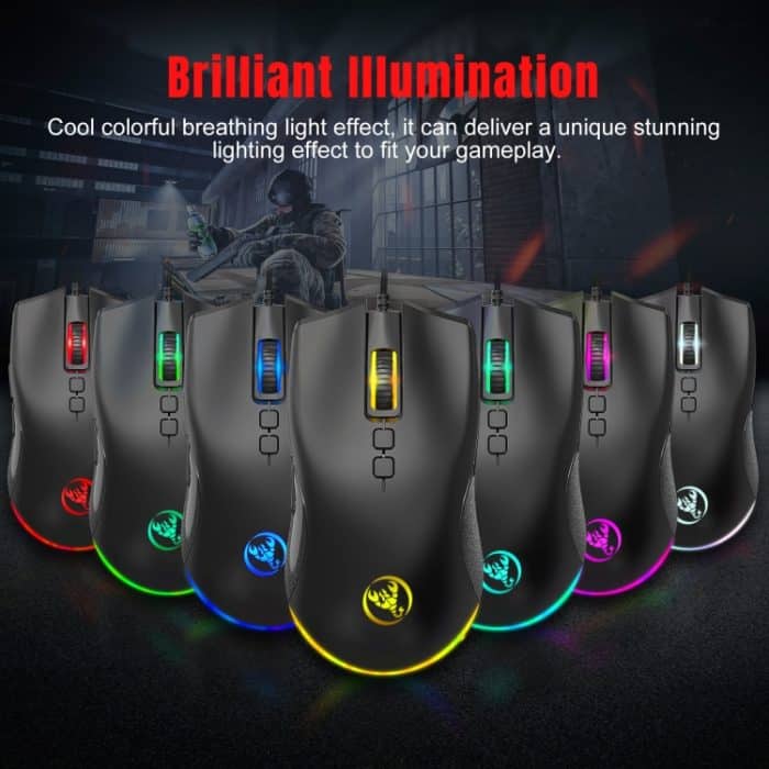 HXSJ P8+V100+A883 Tastatur-Maus-Konverter + Einhandtastatur + Programmier-Gaming-Maus-Set – Bild 7