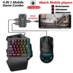 HXSJ V100+J900+P8 Einhand-Tastatur + Programmier-Gaming-Maus + Tastatur-Maus-Konverter-Set – Bild 2