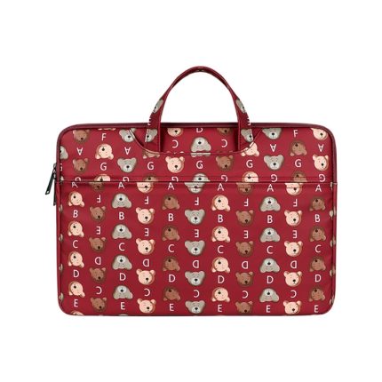 ST01DZ Leichte, bedruckte Laptoptasche aus Segeltuch, 13.3 inch, 14.1-15.4 inch
