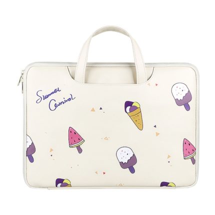 ST01KT Leichte, bedruckte Laptoptasche aus PU, 13.3 inch, 14.1-15.4 inch