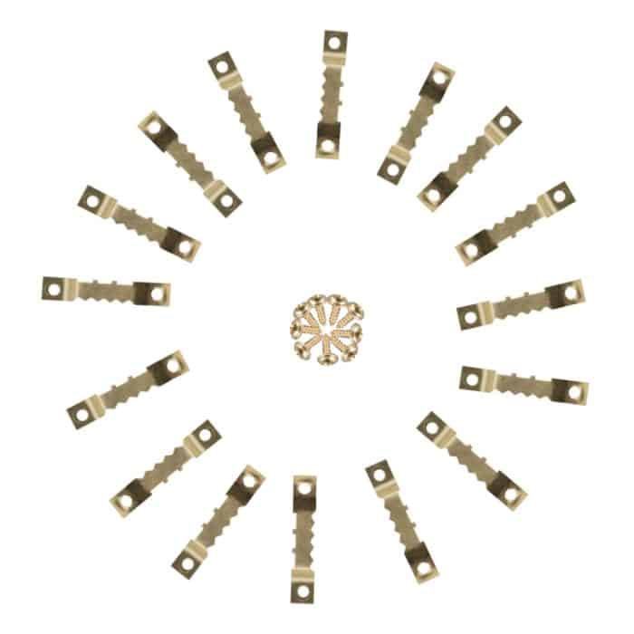 300 in 1 RV High-Bow doppelseitig gezahnte Aufhängerhaken mit selbstschneidenden Schrauben, A6299 – Bild 4