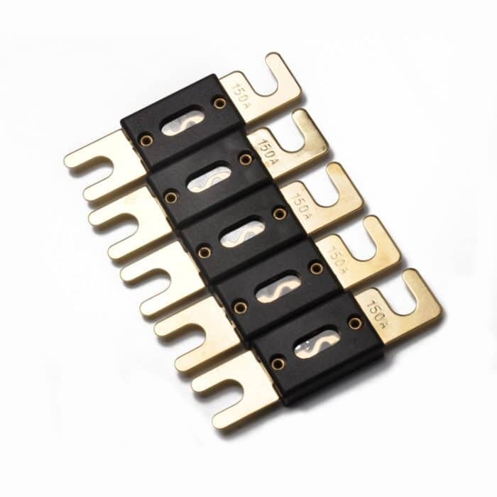 EDA002034101.jpg 5 Stück 150 A vergoldete große Forkbolt-Auto-ANL-Sicherung, 150A – Bild 1