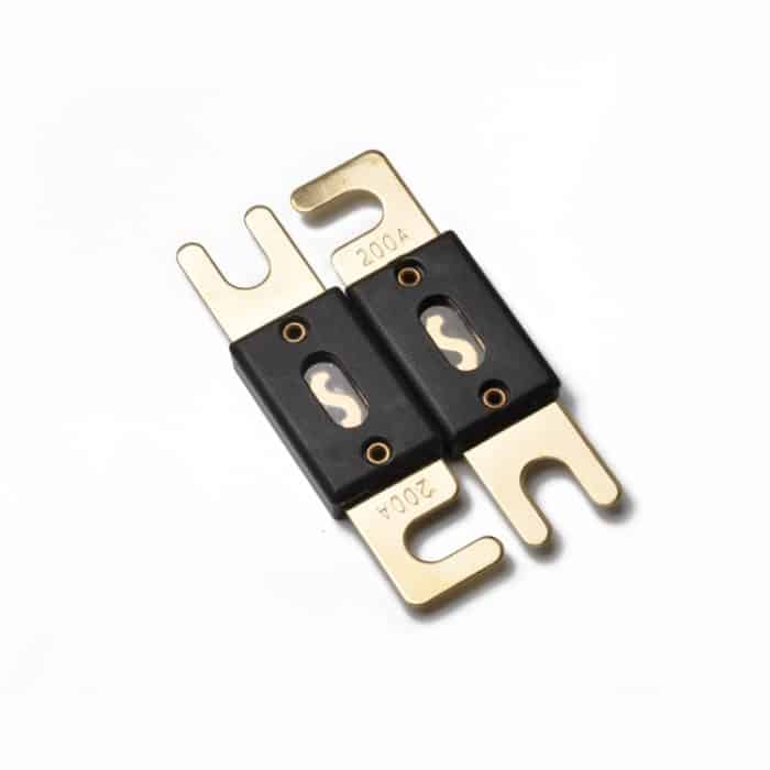 5 Stück 200 A vergoldete große Forkbolt-Auto-ANL-Sicherung, 200A – Bild 4