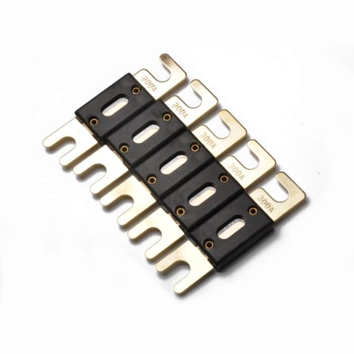 5 Stück 300 A vergoldete große Forkbolt-Auto-ANL-Sicherung, 300A – Bild 1