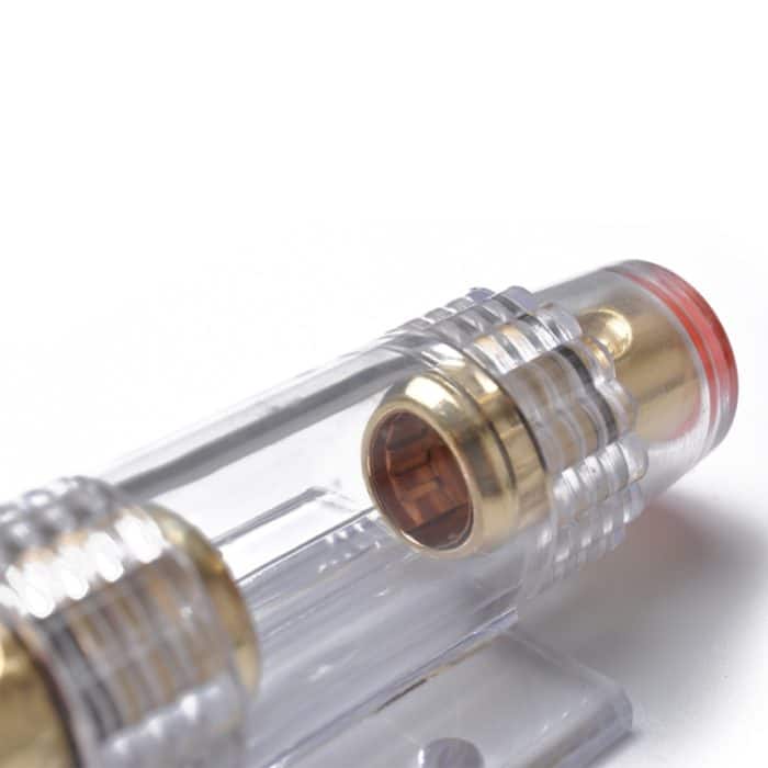 Auto 100 Amp Audio AGU Sicherungshalter Sicherungshalter 4 6 8 Gauge Inline vergoldet, 100 Amp – Bild 5