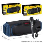 Neuer Rixing NR-6012M Bluetooth 5.0 tragbarer kabelloser Outdoor-Karaoke-Bluetooth-Lautsprecher mit Mikrofon und Schultergurt, NR-6012M(Black), NR-6012M(Red), NR-6012M(Blue), NR-6012M(Green) – Bild 2