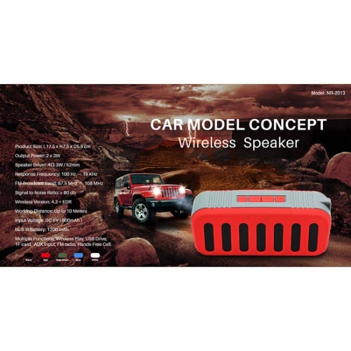 NewRixing NR-2013 TWS Auto-Abgaskanal-Bluetooth-Lautsprecher – Bild 7