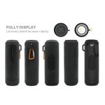 NewRixing NR-4016A TWS Outdoor-Bluetooth-Lautsprecher spritzwassergeschützt mit Karabinergriff und SOS-Taschenlampe – Bild 4