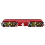 NewRixing NR-4017A TWS Graffiti Soundbar Bluetooth-Lautsprecher mit Knopf
