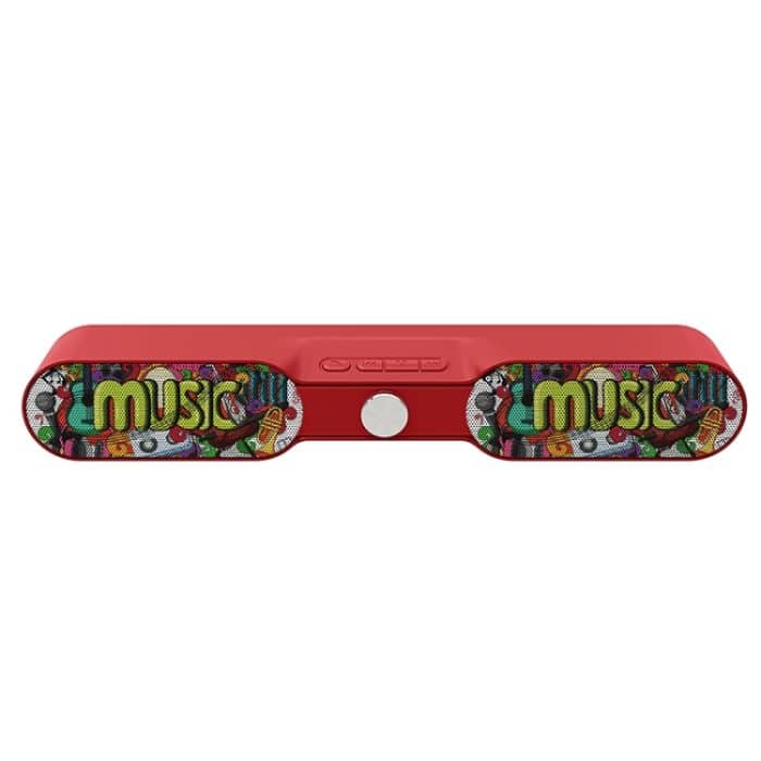EDA002078001A.jpg NewRixing NR-4017A TWS Graffiti Soundbar Bluetooth-Lautsprecher mit Knopf – Bild 1