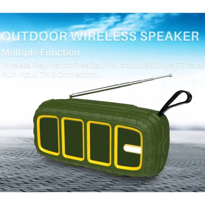 NewRixing NR-5018FM Tragbarer Bluetooth-Außenlautsprecher mit Antenne, unterstützt Freisprechen/TF-Karte/FM/U-Disk – Bild 2