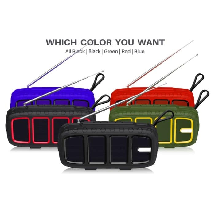 NewRixing NR-5018FM Tragbarer Bluetooth-Außenlautsprecher mit Antenne, unterstützt Freisprechen/TF-Karte/FM/U-Disk – Bild 3