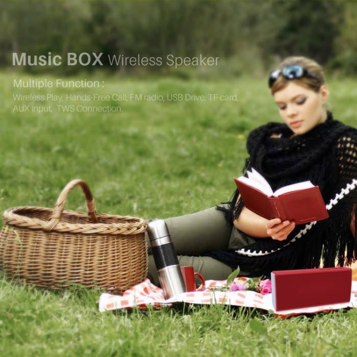 NewRixing NR-5012 Bluetooth-Lautsprecher mit Desktop-Beschichtung, unterstützt Freisprechen/TF-Karte/FM/U-Disk – Bild 3