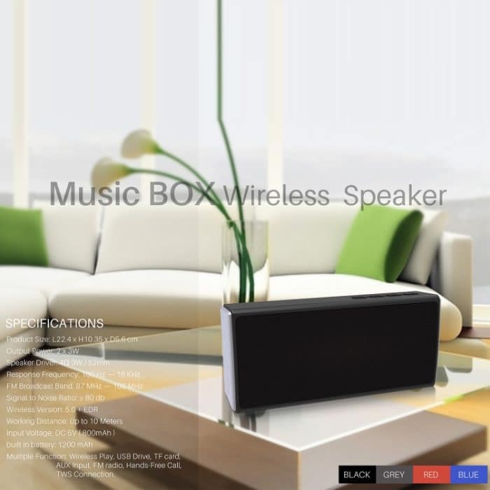 NewRixing NR-5012 Bluetooth-Lautsprecher mit Desktop-Beschichtung, unterstützt Freisprechen/TF-Karte/FM/U-Disk – Bild 5