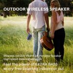 Neuer Rixing NR-105 Mini TWS Metall-Bluetooth-Lautsprecher, unterstützt Freisprechen/FM, NR-105 (Black), NR-105 (Red), NR-105 (Blue), NR-105 (Brown) – Bild 3