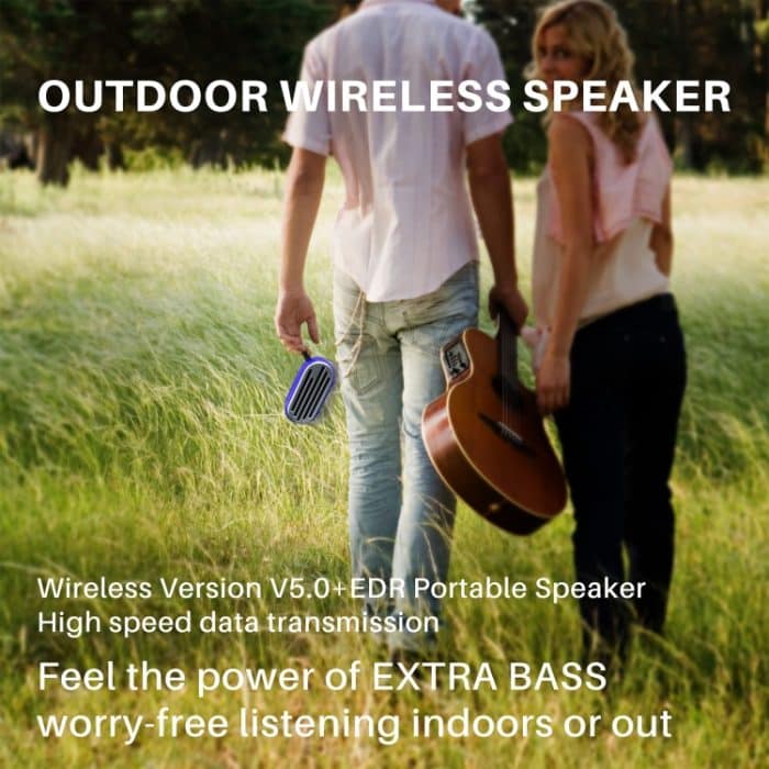 Neuer Rixing NR-105 Mini TWS Metall-Bluetooth-Lautsprecher, unterstützt Freisprechen/FM, NR-105 (Black), NR-105 (Red), NR-105 (Blue), NR-105 (Brown) – Bild 3