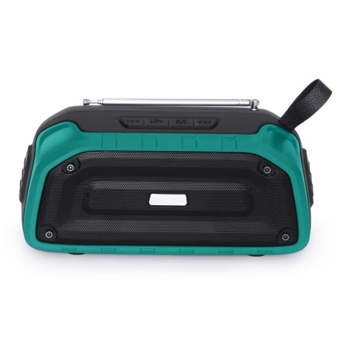 Neuer Rixing NR-906FM TWS wasserdichter Bluetooth-Lautsprecher, unterstützt Freisprechen/FM mit Griff und Antenne, NR-906FM (Emerald Green), NR-906FM (Black), NR-906FM (Red), NR-906FM (Army Green), NR-906FM (Dark Blue) – Bild 1