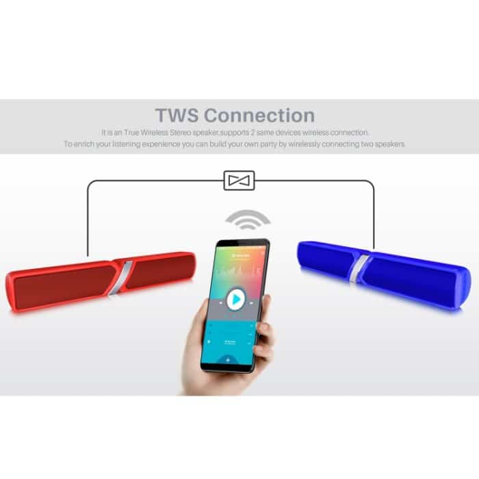 NewRixing NR-6017 Tragbarer Bluetooth-Außenlautsprecher, unterstützt Freisprechen / TF-Karte / FM / U-Disk – Bild 3