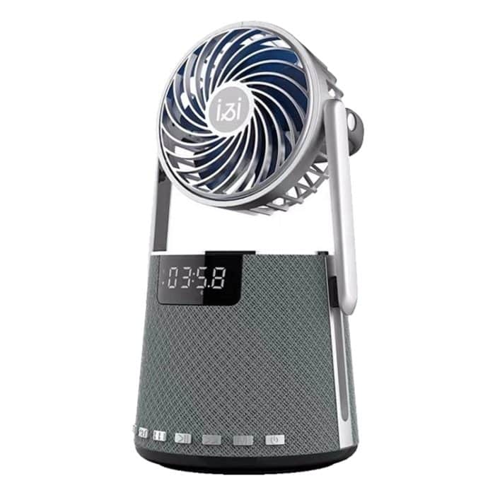 EDA002102201B.jpg SOAIY K8 Kabelloser Bluetooth-Dual-Wecker-Lautsprecher mit kleinem Ventilator – Bild 1