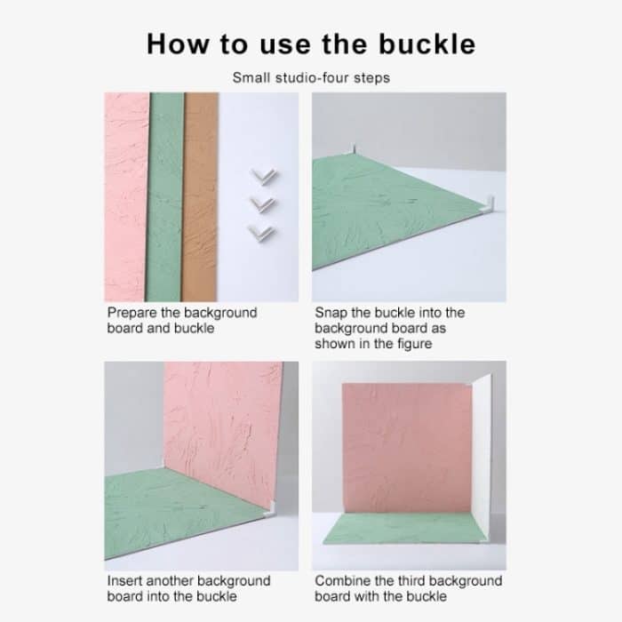 60 x 60 cm Retro-PVC-Zement-Texturplatte für Fotografie-Hintergründe – Bild 3