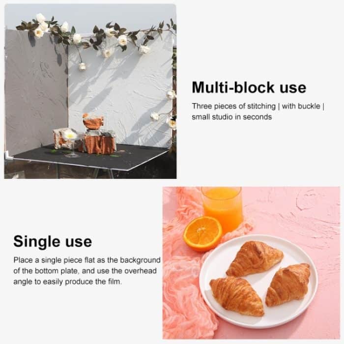 80 x 60 cm Retro-PVC-Zementstrukturbrett für Fotografie-Hintergründe – Bild 2