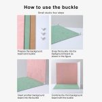 80 x 60 cm Retro-PVC-Zementstrukturbrett für Fotografie-Hintergründe – Bild 3