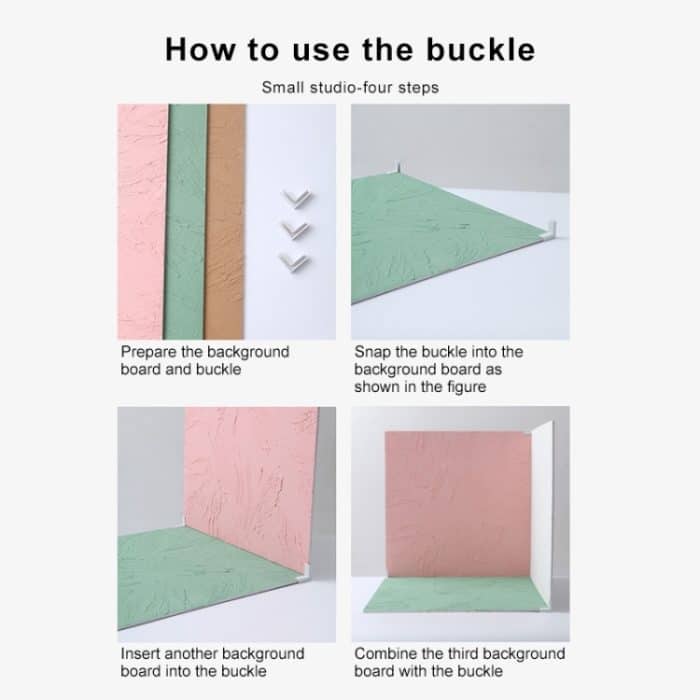 80 x 60 cm großes PVC-Hintergrundbrett mit grober Sandstruktur und Zement-Fotografie-Hintergrundbrett – Bild 3