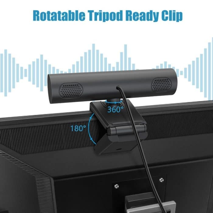 HY33 1080P HD USB-Computer-Webcam, With Speaker, without Speaker – Bild 8