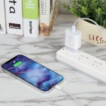 SDC-20W PD USB-C/Typ-C Reiseladegerät + 1 m 20W USB-C/Typ-C auf 8-poliges Datenkabel-Set,, EU Plug, US Plug – Bild 7