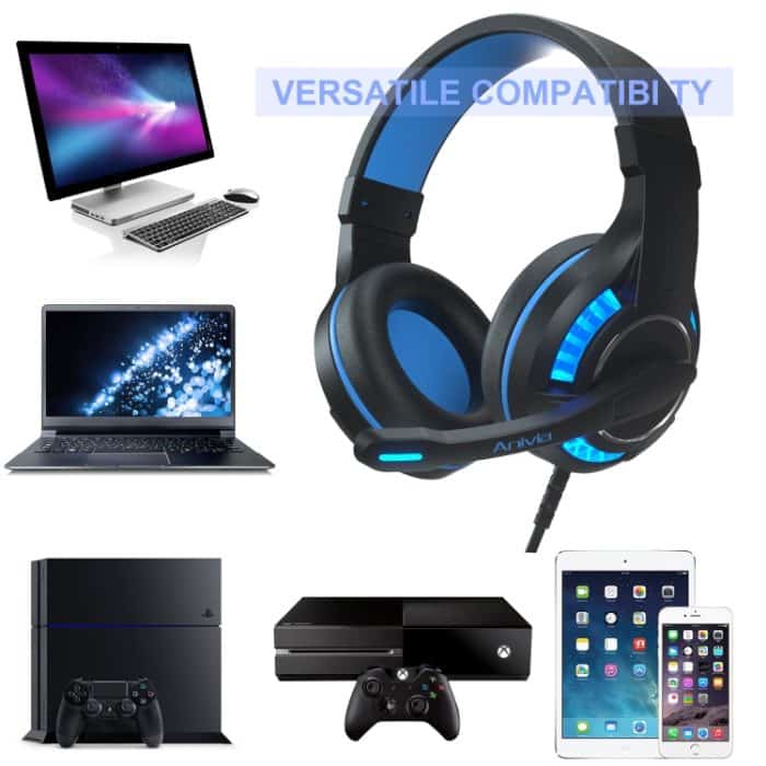 SADES MH603 3,5-mm-Anschluss, verstellbares Gaming-Headset mit Mikrofon – Bild 7