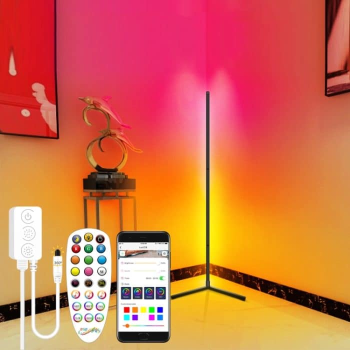 EDA002439101.jpg GVVOOHOME LED Symphony Bodenatmosphärenlicht mit Fernbedienung, USB, US Plug, EU Plug, UK Plug – Bild 1