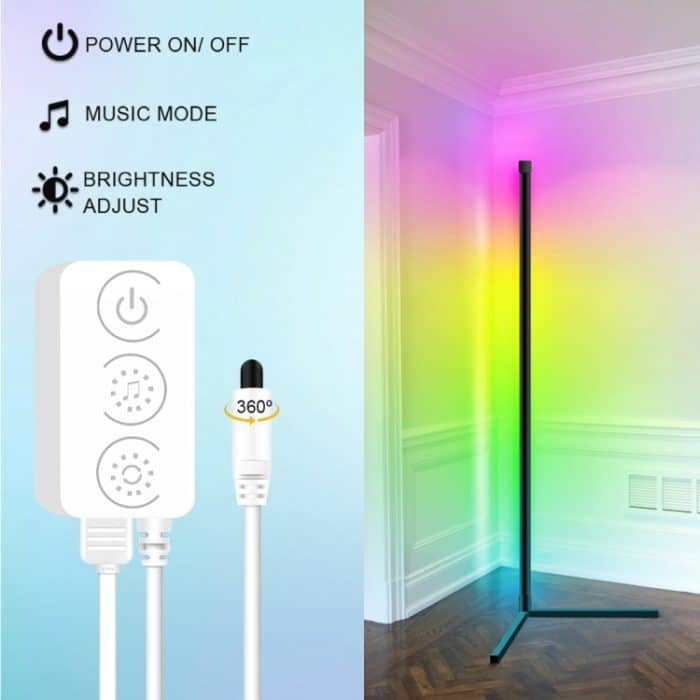 GVVOOHOME LED Symphony Bodenatmosphärenlicht mit Fernbedienung, USB, US Plug, EU Plug, UK Plug – Bild 5
