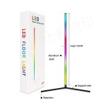LED Symphony RGB Atmosphere Stehleuchte mit Fernbedienung, 1.2m, 1.6m – Bild 2