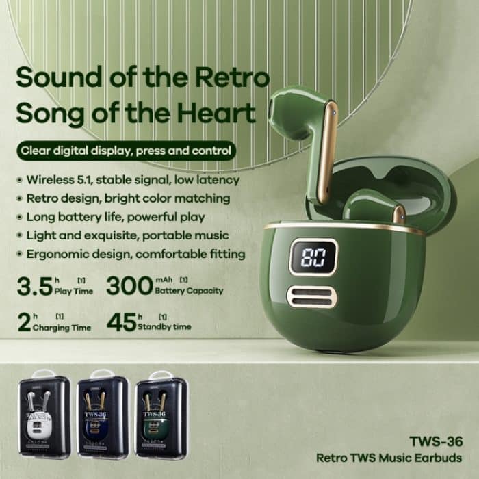 REMAX TWS-36 Retro True Wireless Music Bluetooth-Kopfhörer – Bild 4