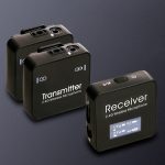 AY123 2.4G Wireless Lavalier Zweikanal-Übertragungsmikrofon