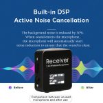 AY123 2.4G Wireless Lavalier Zweikanal-Übertragungsmikrofon – Bild 5