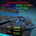 HXSJ S700 USB 12800 dpi einstellbare mechanische kabelgebundene Gaming-Maus mit 10 Tasten – Bild 2