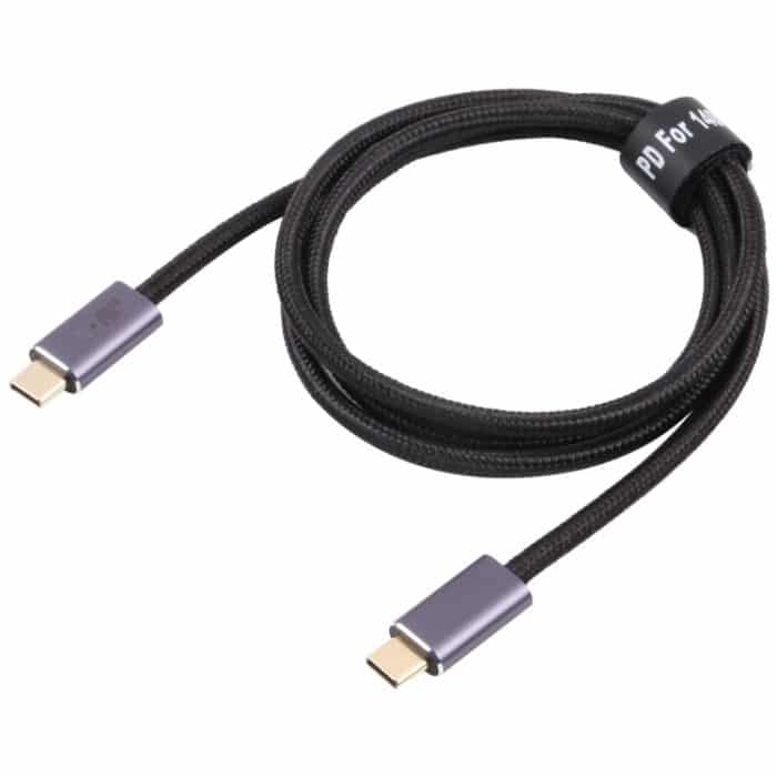 140 W USB 2.0 USB-C/Typ-C-Stecker auf USB-C/Typ-C-Stecker, geflochtenes Datenkabel, 1m, 1.5m, 2m – Bild 3