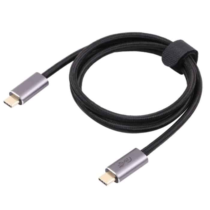 20 Gbit/s USB 3.2 USB-C/Typ-C-Stecker auf USB-C/Typ-C-Stecker, geflochtenes Datenkabel, 0.5m, 1m, 1.5m, 2m, 3m – Bild 3