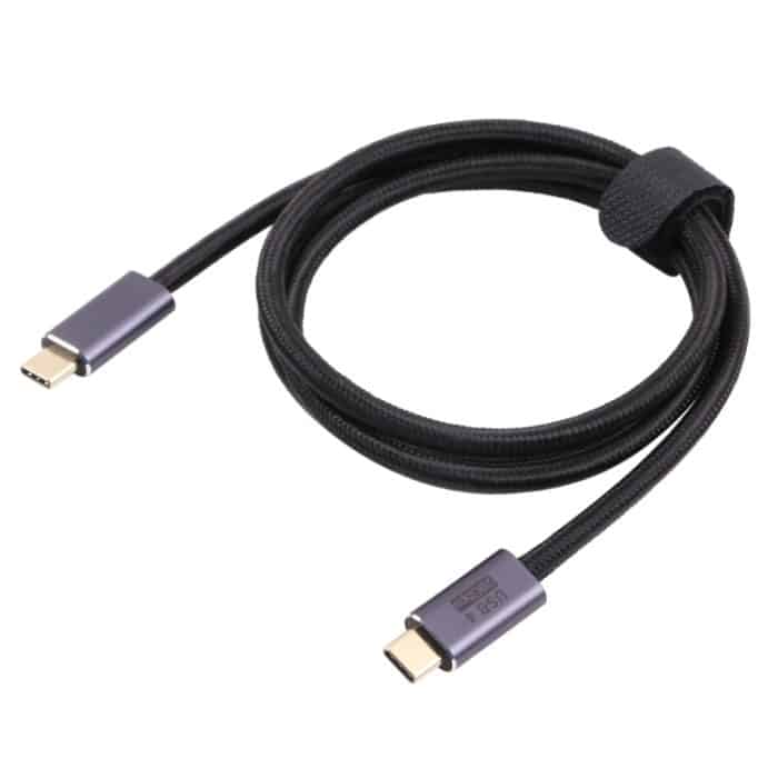20 Gbit/s USB 4 USB-C/Typ-C-Stecker auf USB-C/Typ-C-Stecker, geflochtenes Datenkabel, 0.5m, 1m, 1.5m, 2m, 3m – Bild 3
