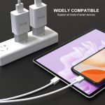 IVON AD-33 2-in-1 2,1 A Einzel-USB-Port-Reiseladegerät + 1 m USB-auf-Micro-USB-Datenkabel-Set,, EU Plug, US Plug – Bild 3