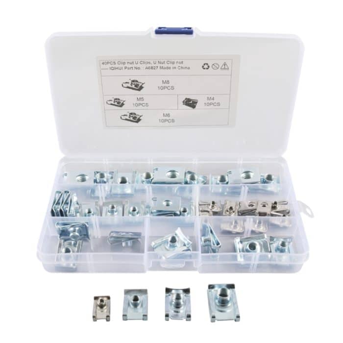 EDA0025912.jpg A6827 40 in 1 Auto / Motorrad Clip Muttern B-förmige Clipmutter – Bild 1