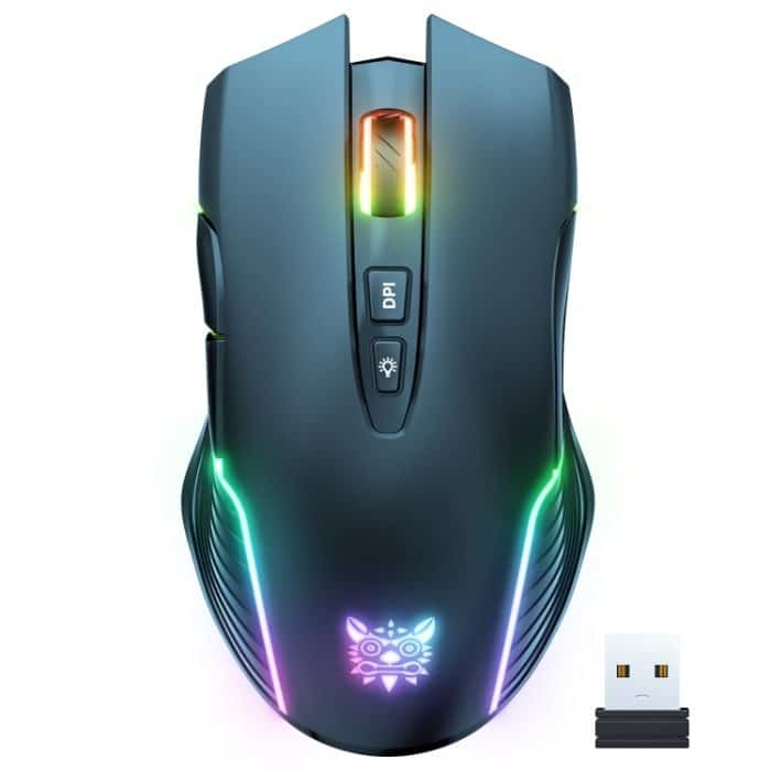 EDA002643101A.jpg ONIKUMA CW905 2,4G RGB-Beleuchtung kabellose Maus, CW905 Wireless Mouse(Black), CW905 Wireless Mouse(Pink), CW905 Wireless Mouse (Grey White) – Bild 1