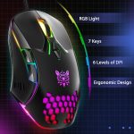 ONIKUMA CW902 RGB-Beleuchtung, kabelgebundene Maus, CW902 Wired Mouse(Pink), CW902 Wired Mouse(White), CW902 Wired Mouse(Black), CW902 Wired Mouse(Red Orange Green), CW902 Wired Mouse(Peach) – Bild 2